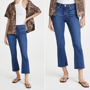 PAIGE COLLETTE CROP FLARE WITH RAW HEM 25